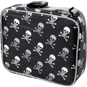 Bentology with design Skull and Cross Bones Lunch Bag Box Set Bento 12 Piece